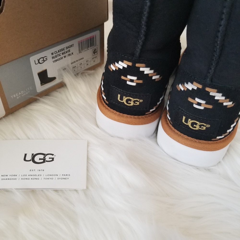 UGG Classic Rustic Weave Boots - Picture 5 of 7